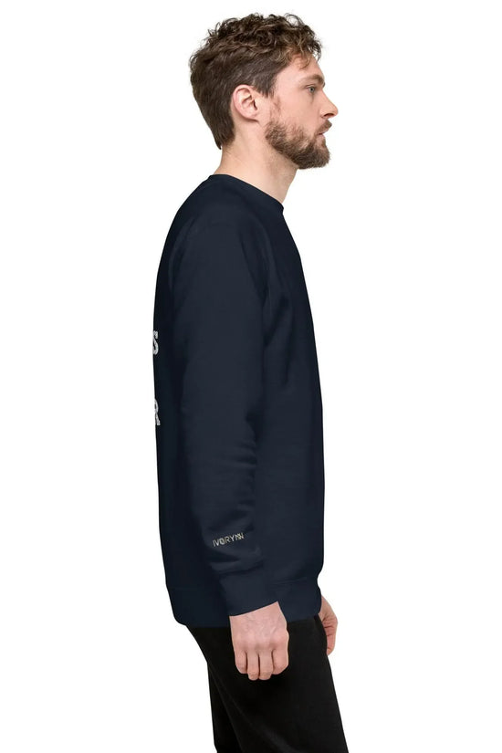 Essential Men Comfort Premium Navy Sweatshirt - IVORYNN