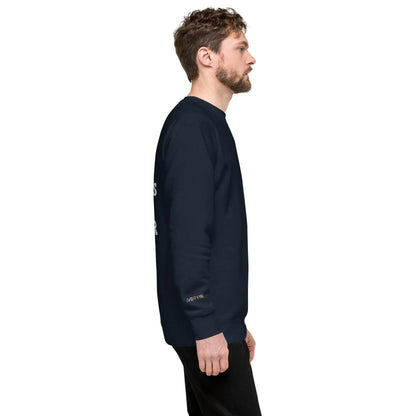 Essential Men Comfort Premium Navy Sweatshirt - IVORYNN