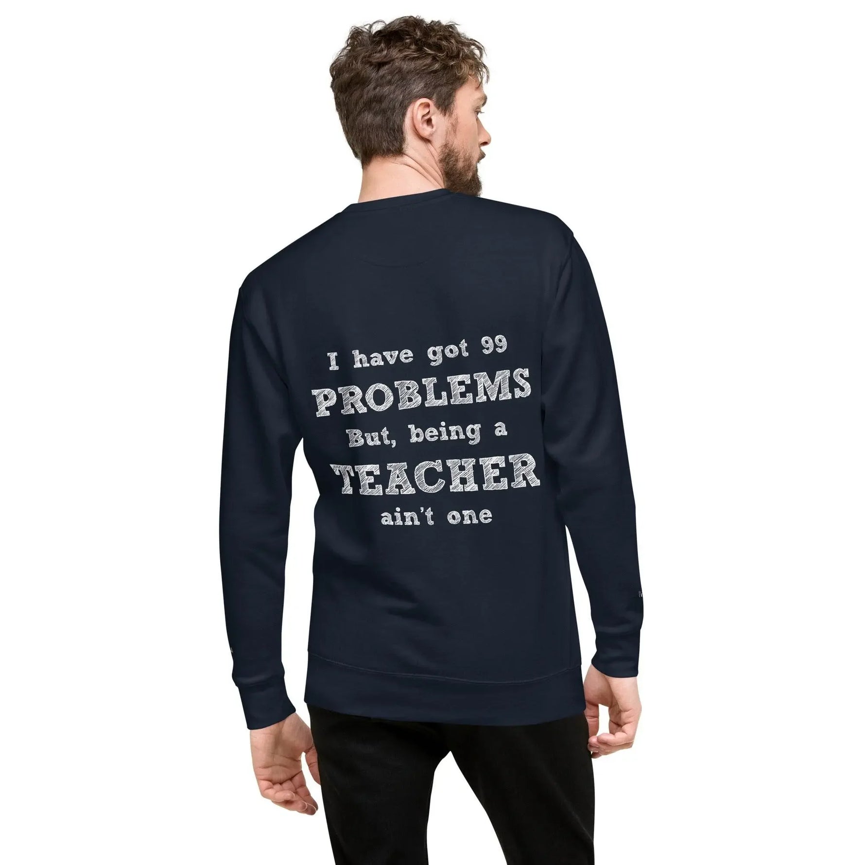 Essential Men Comfort Premium Navy Sweatshirt - IVORYNN
