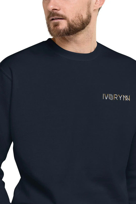 Essential Men Comfort Premium Navy Sweatshirt - IVORYNN