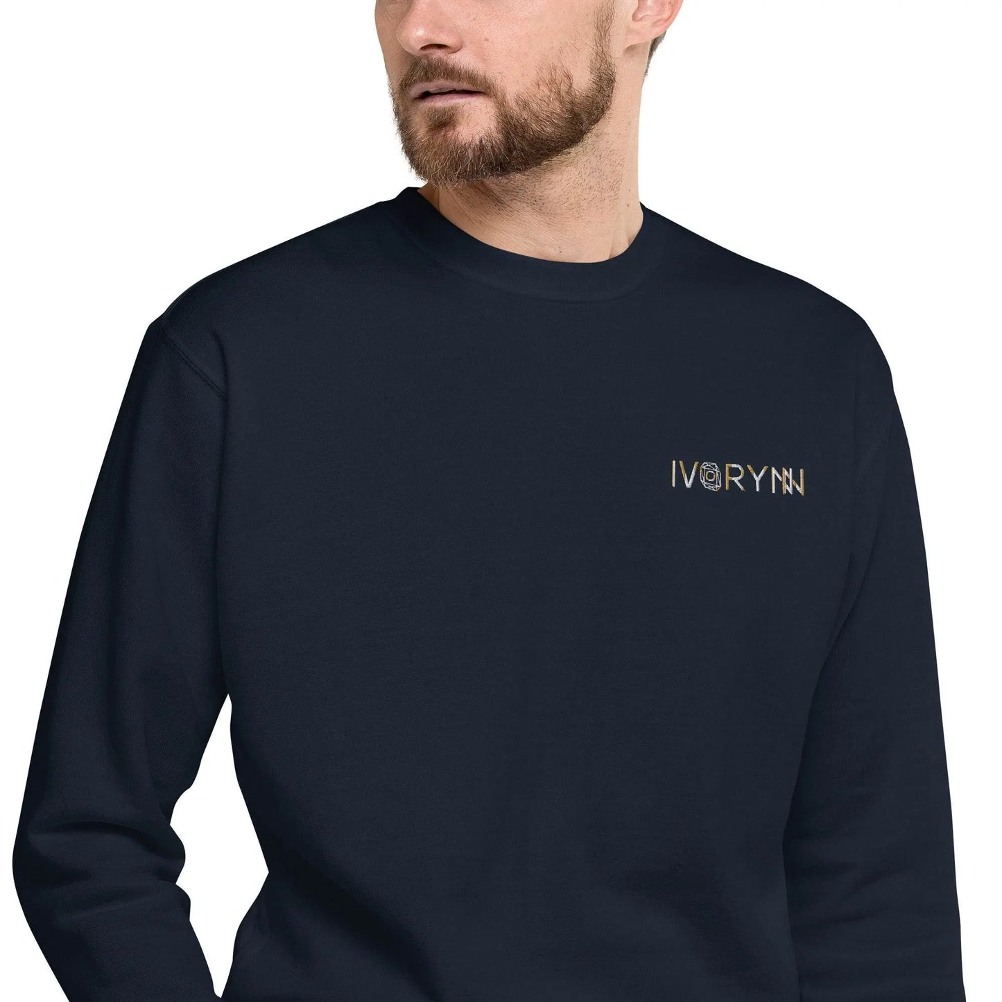 Essential Men Comfort Premium Navy Sweatshirt - IVORYNN
