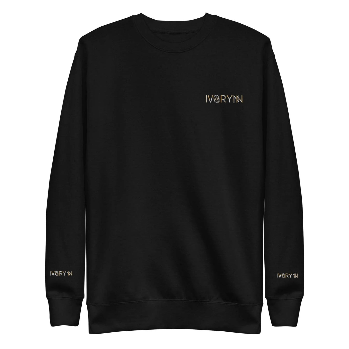 Essential Women Comfort Premium Black Sweatshirt - IVORYNN