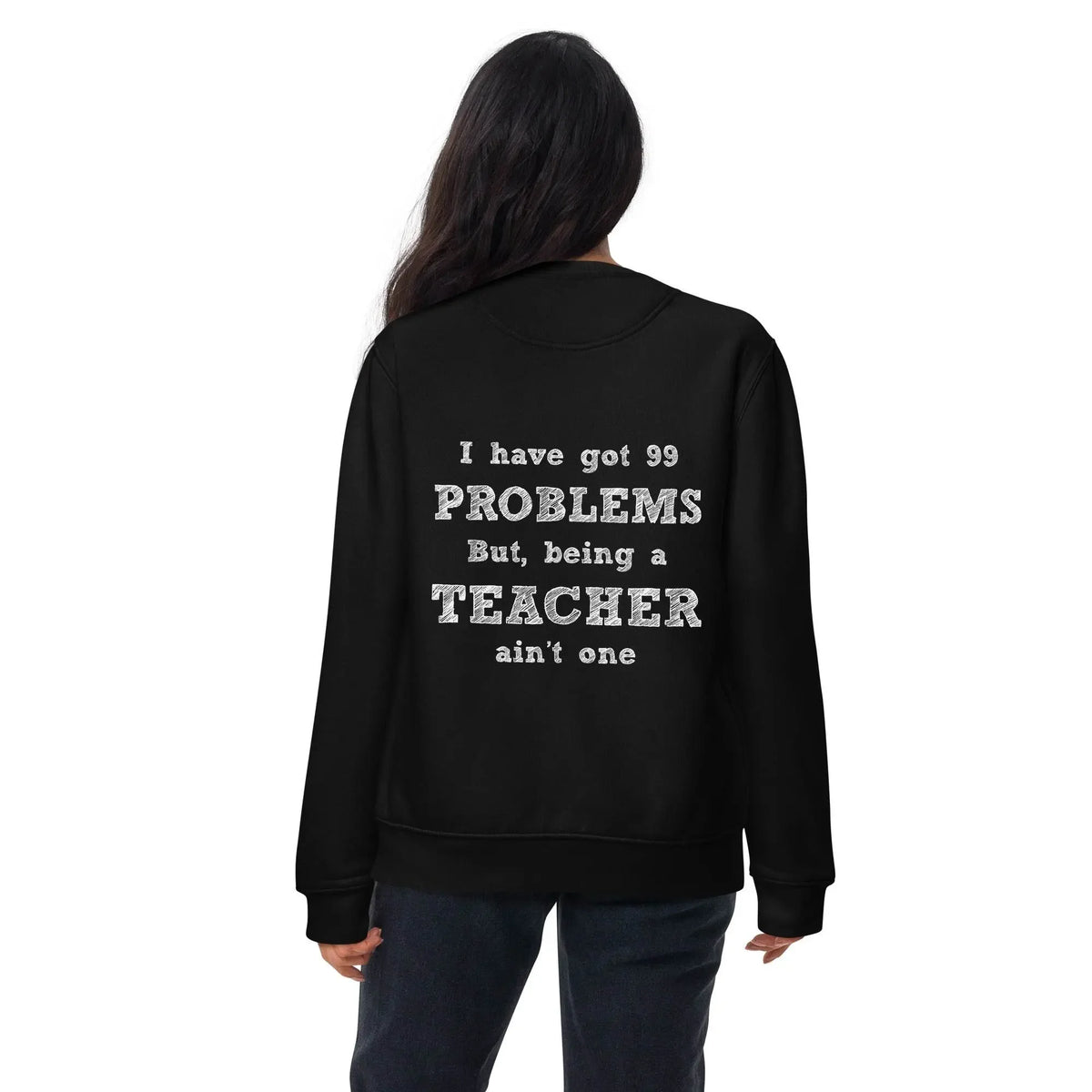 Essential Women Comfort Premium Black Sweatshirt - IVORYNN