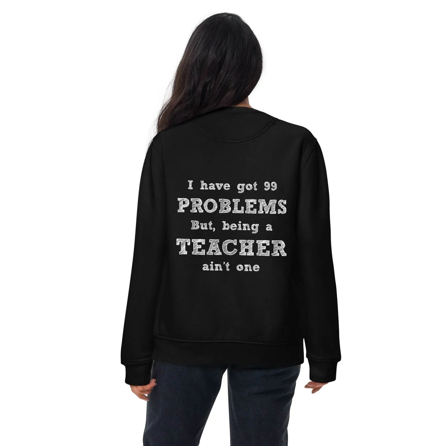 Essential Women Comfort Premium Black Sweatshirt - IVORYNN
