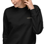 Essential Women Comfort Premium Black Sweatshirt - IVORYNN