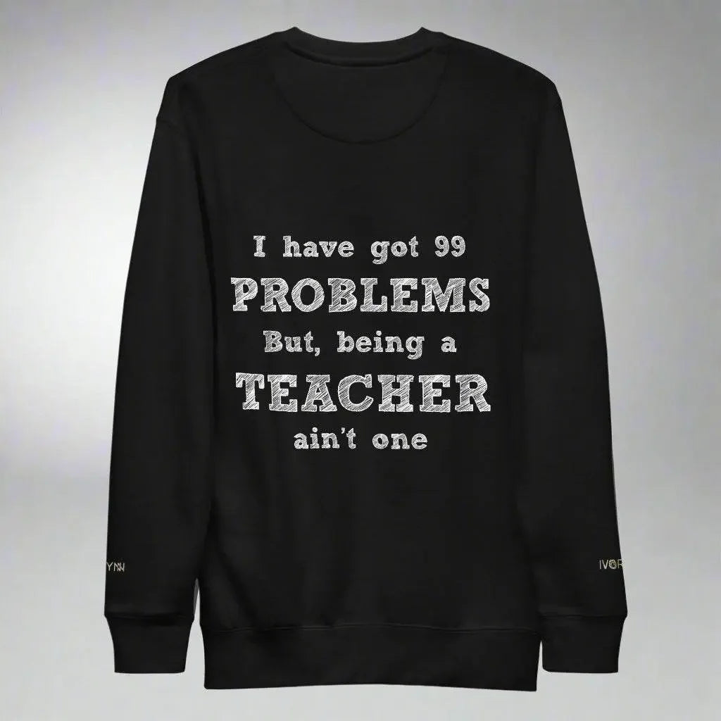 Essential Women Comfort Premium Black Sweatshirt - IVORYNN