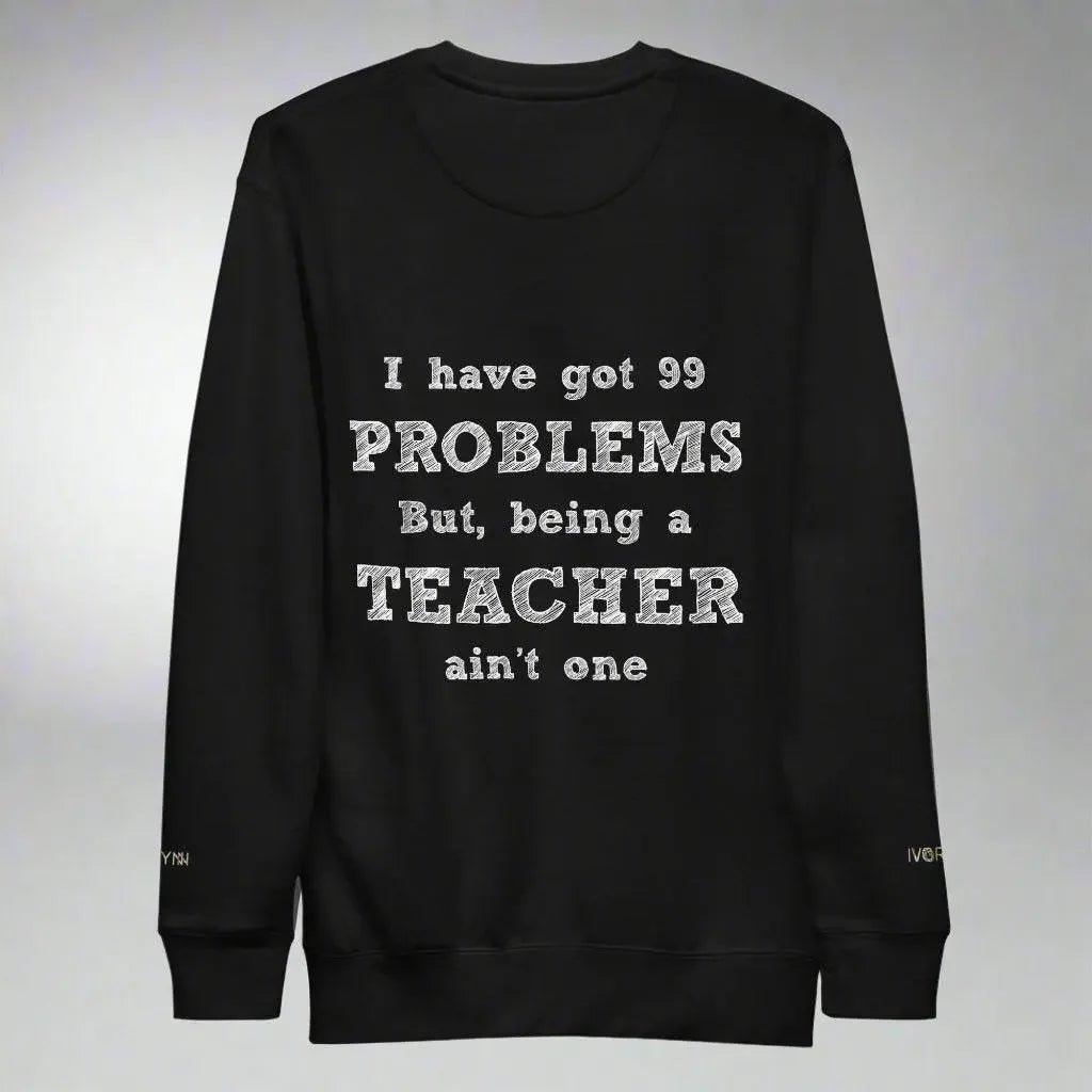 Essential Women Comfort Premium Black Sweatshirt - IVORYNN