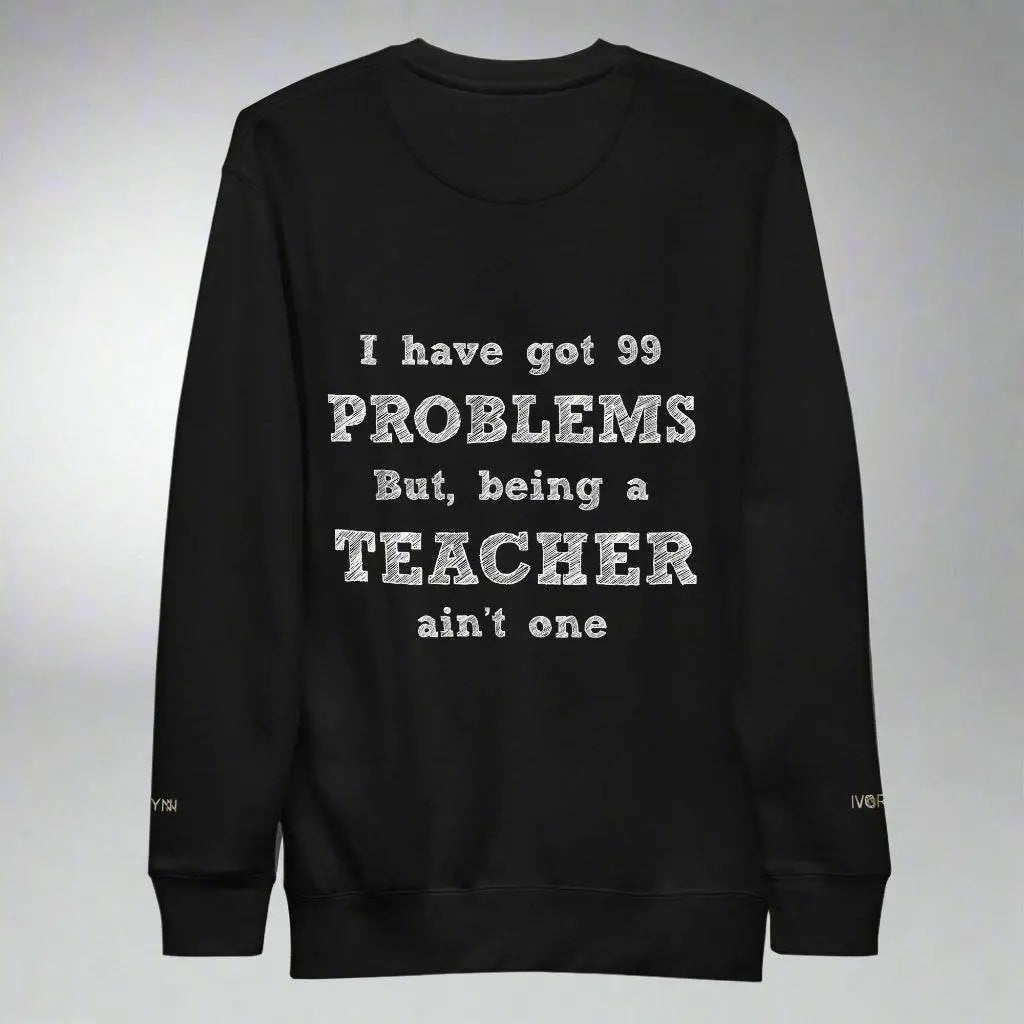 Essential Women Comfort Premium Black Sweatshirt - IVORYNN