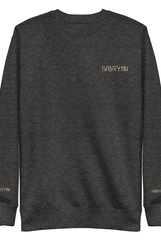 Essential Women Comfort Premium Charcoal Heather Sweatshirt - IVORYNN