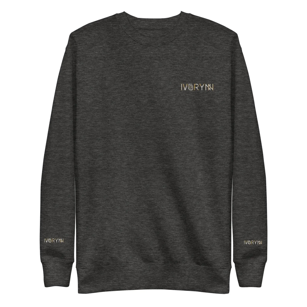 Essential Women Comfort Premium Charcoal Heather Sweatshirt - IVORYNN