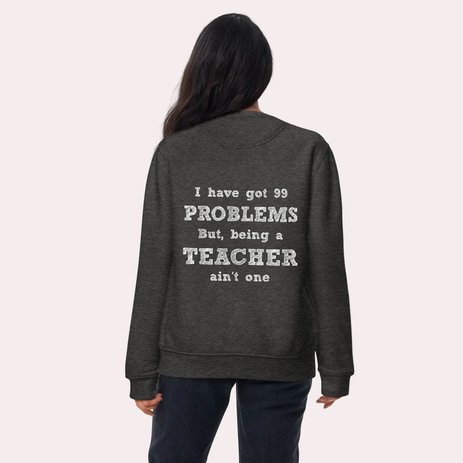 Essential Women Comfort Premium Charcoal Heather Sweatshirt - IVORYNN