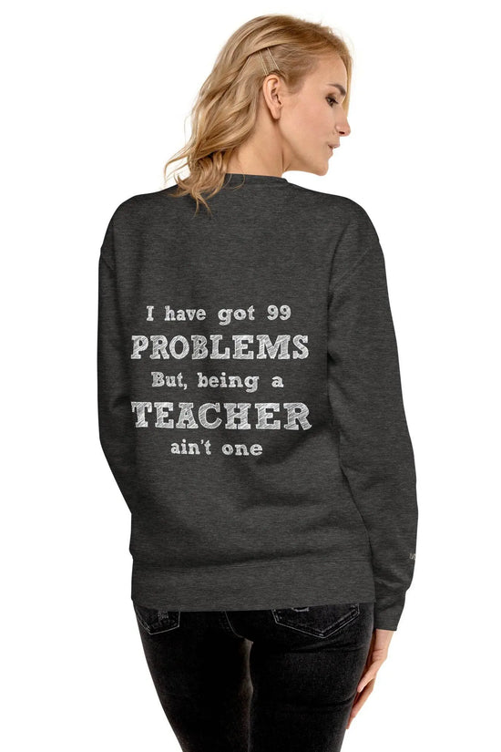 Essential Women Comfort Premium Charcoal Heather Sweatshirt - IVORYNN