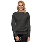 Essential Women Comfort Premium Charcoal Heather Sweatshirt - IVORYNN