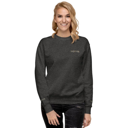 Essential Women Comfort Premium Charcoal Heather Sweatshirt - IVORYNN