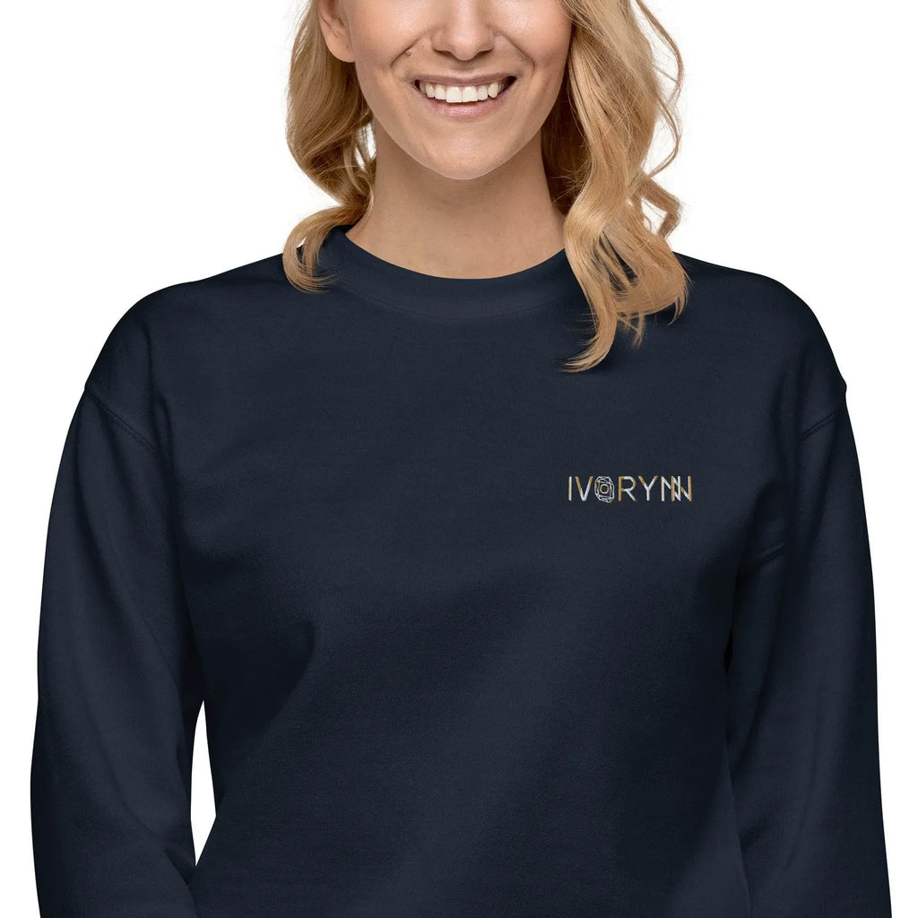 Essential Women Comfort Premium Navy Sweatshirt - IVORYNN