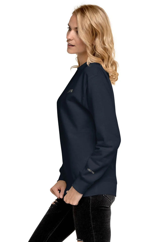 Essential Women Comfort Premium Navy Sweatshirt - IVORYNN