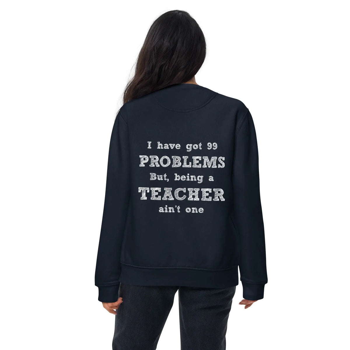 Essential Women Comfort Premium Navy Sweatshirt - IVORYNN