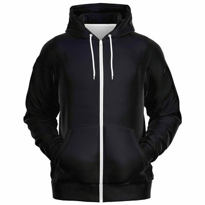 Faith Athletic Zip-Up Black Hoodie - IVORYNN