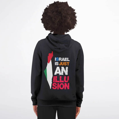 Faith Athletic Zip-Up Black Hoodie - IVORYNN