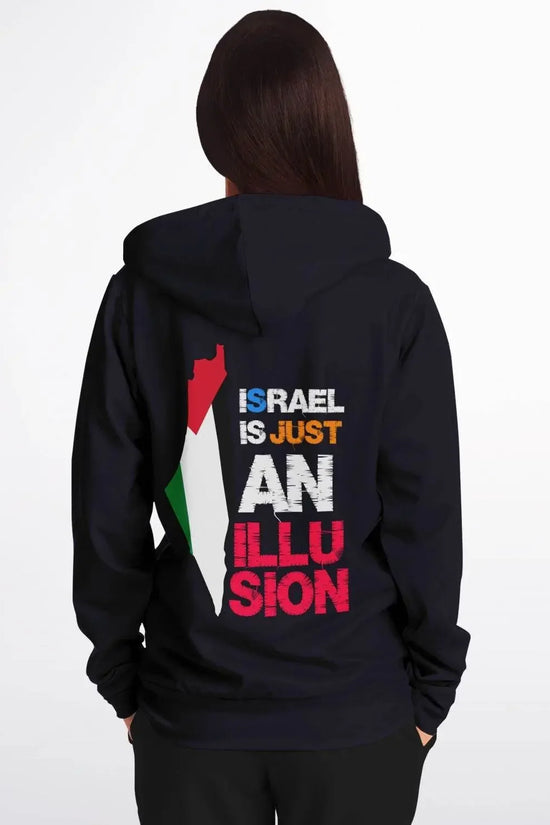 Faith Athletic Zip-Up Black Hoodie - IVORYNN