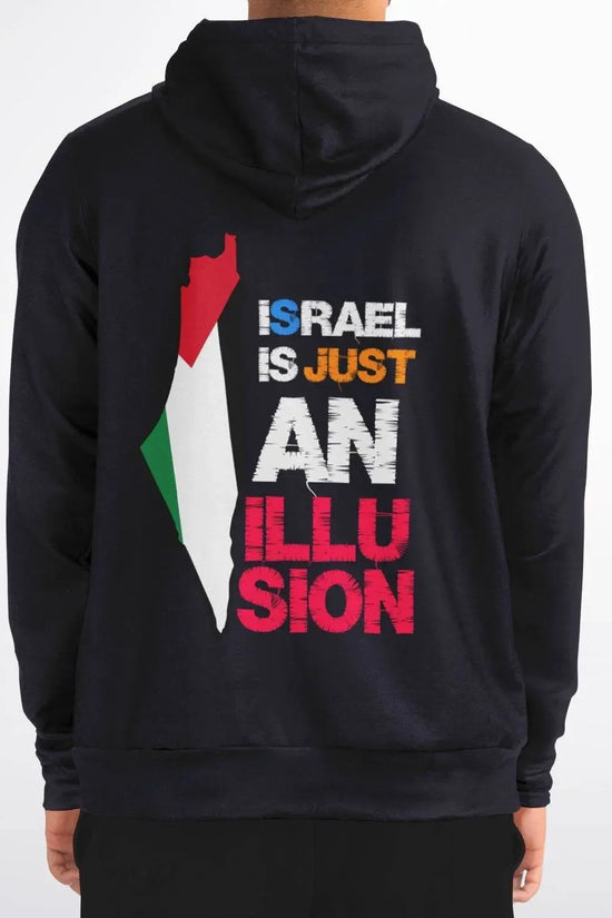 Faith Athletic Zip-Up Black Hoodie - IVORYNN