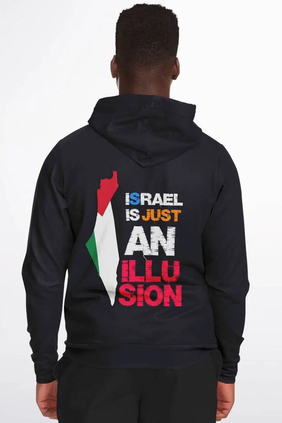 Faith Athletic Zip-Up Black Hoodie - IVORYNN