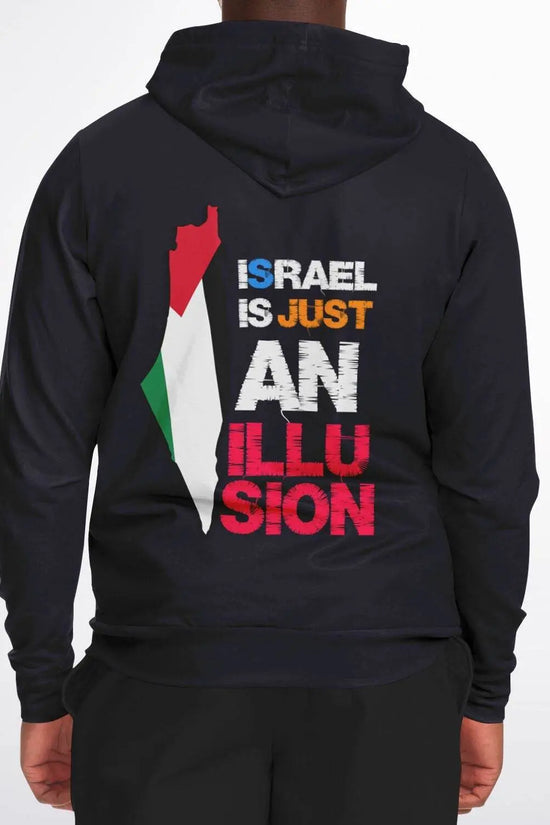 Faith Athletic Zip-Up Black Hoodie - IVORYNN