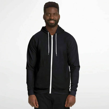 Faith Athletic Zip-Up Black Hoodie - IVORYNN