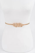 Feminin Braid Two Buckle Spring Belt - IVORYNN