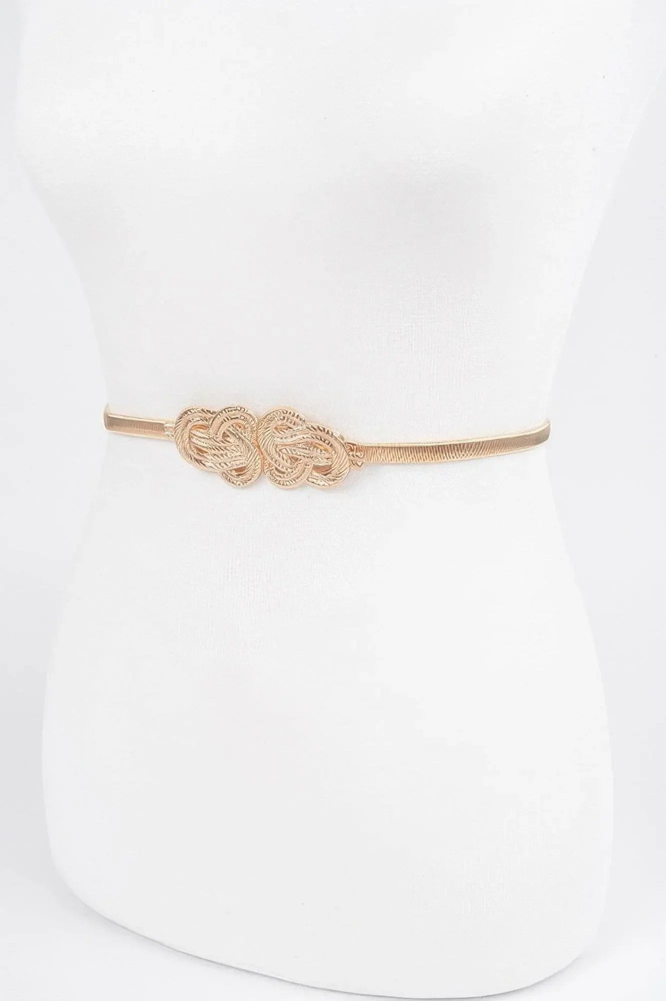 Feminin Braid Two Buckle Spring Belt - IVORYNN