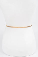 Feminin Braid Two Buckle Spring Belt - IVORYNN