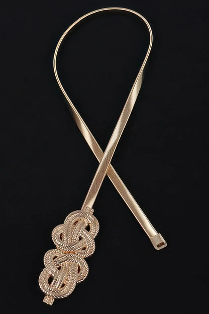 Feminin Braid Two Buckle Spring Belt - IVORYNN