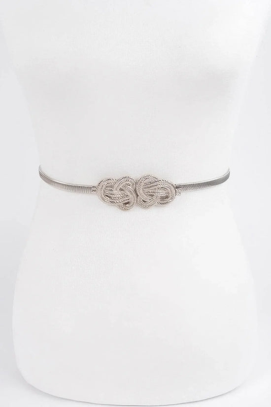 Feminin Braid Two Buckle Spring Belt - IVORYNN