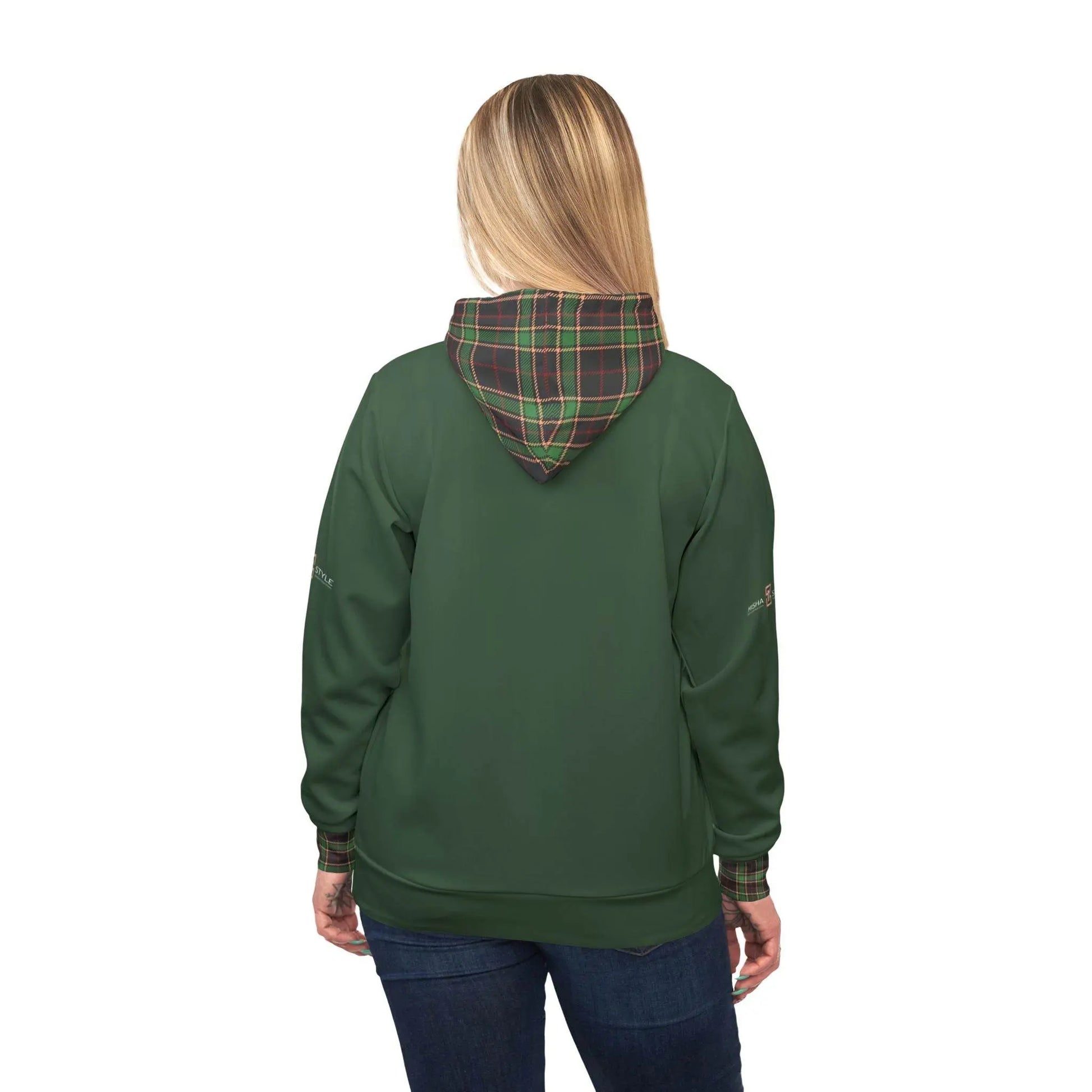 Forest Danty Athletic Feldgrau Hoodie - IVORYNN