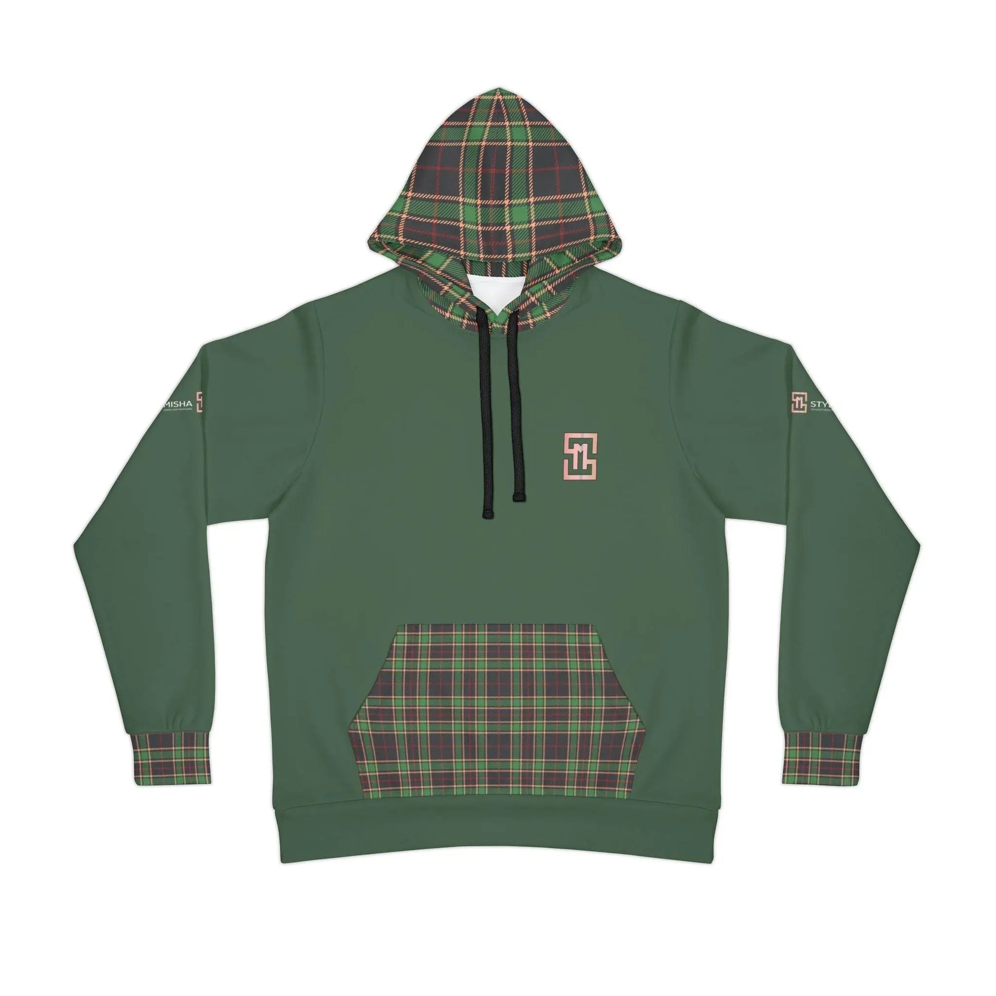 Forest Danty Athletic Feldgrau Hoodie - IVORYNN