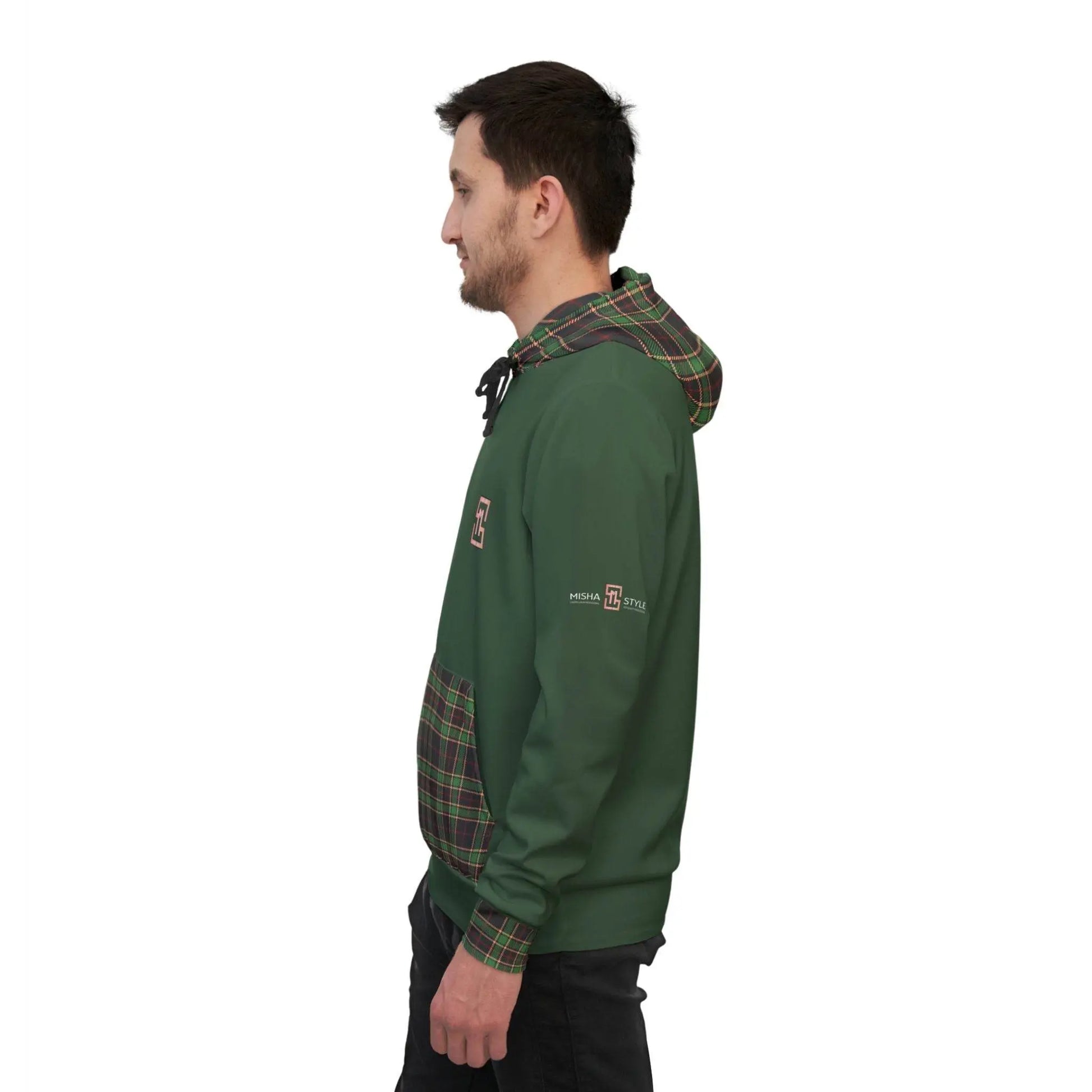 Forest Danty Athletic Feldgrau Hoodie - IVORYNN