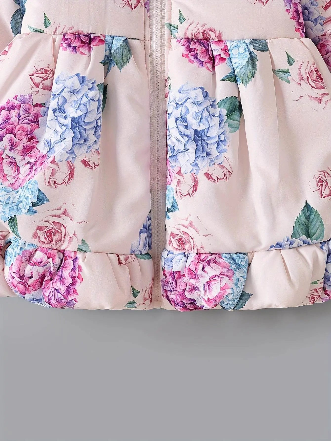 Girls Fleece-Lined Mid-Length Coat - IVORYNN