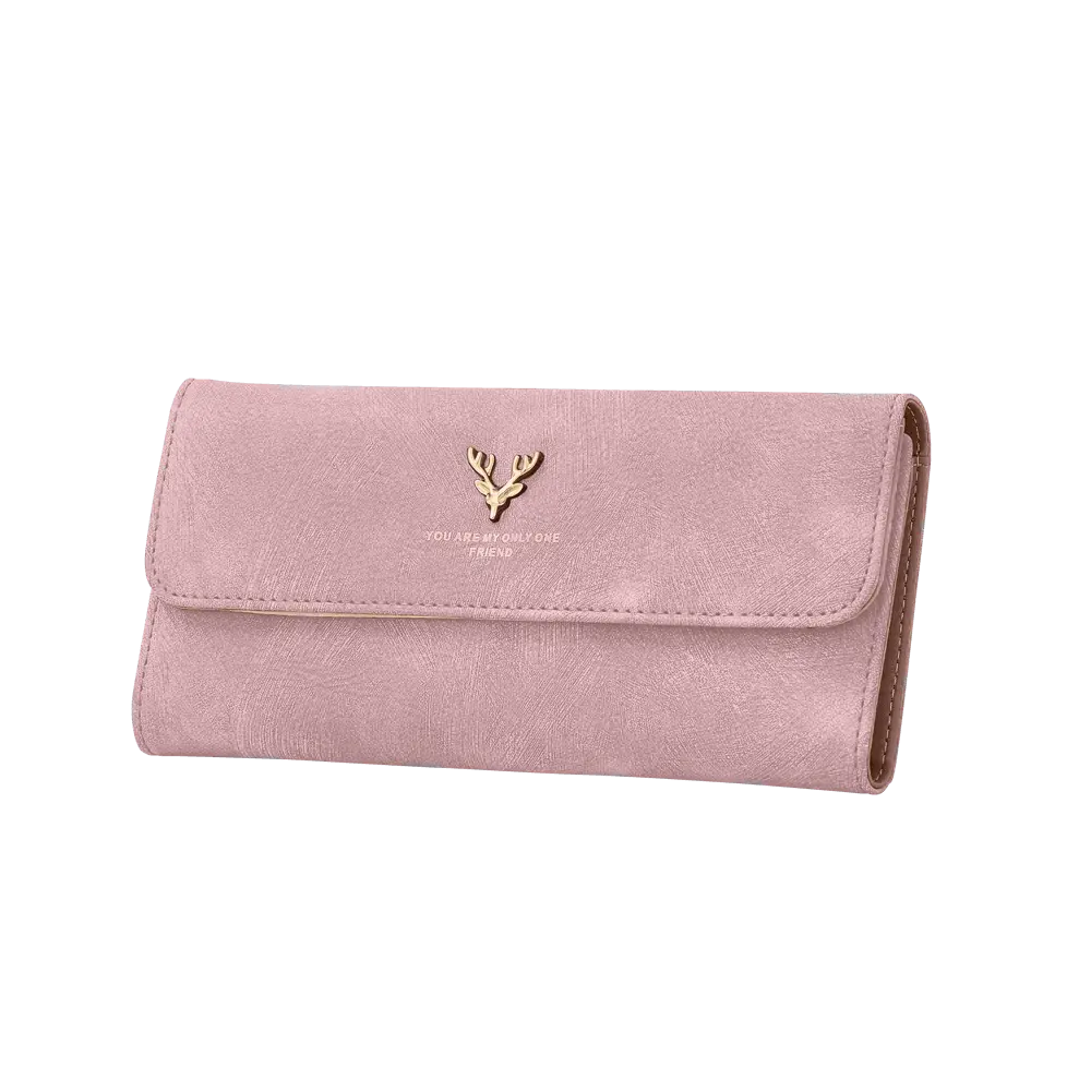 Girly Luxury Trifold Leather Wallet - IVORYNN