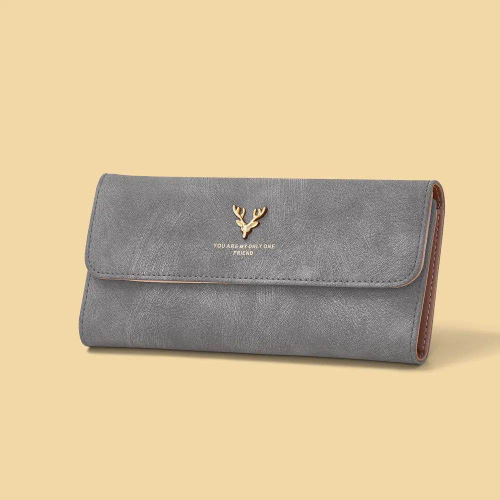 Girly Luxury Trifold Leather Wallet - IVORYNN