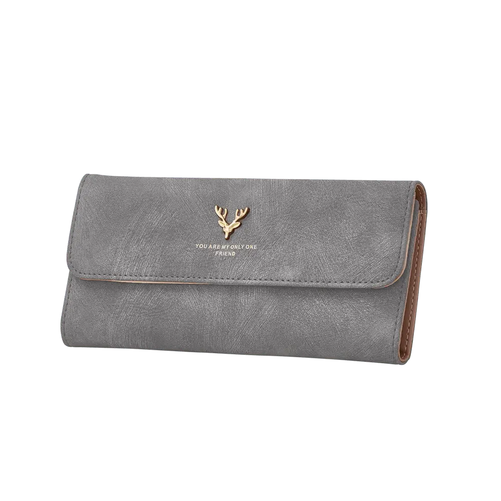 Girly Luxury Trifold Leather Wallet - IVORYNN