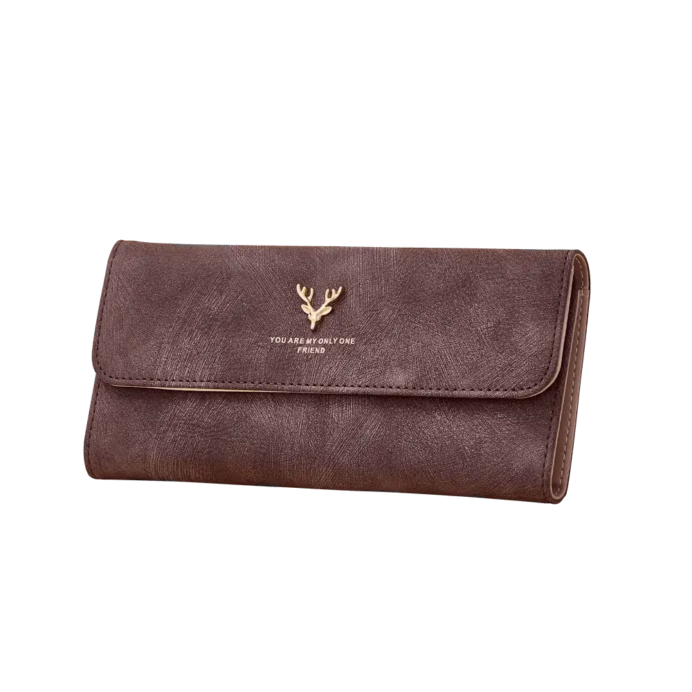 Girly Luxury Trifold Leather Wallet - IVORYNN