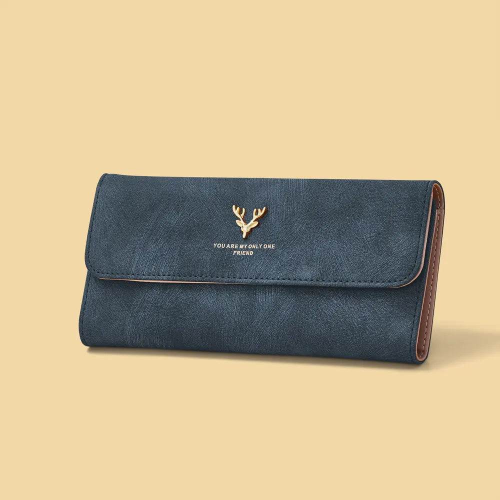 Girly Luxury Trifold Leather Wallet - IVORYNN