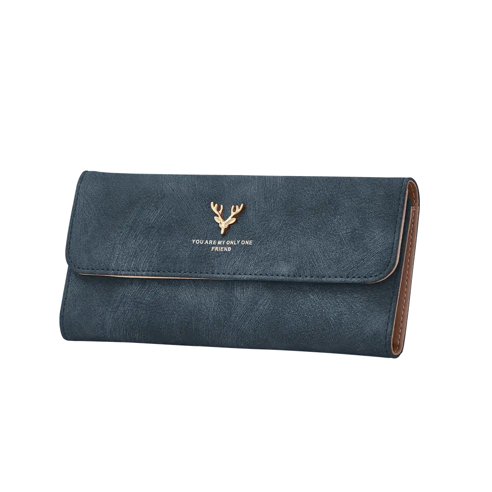 Girly Luxury Trifold Leather Wallet - IVORYNN