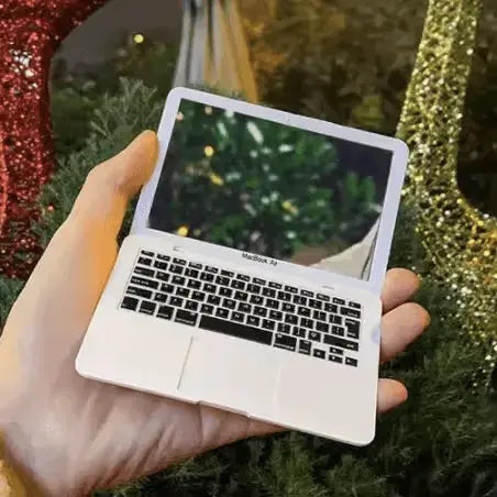 Glassy Laptop Style Mini Mirror - IVORYNN