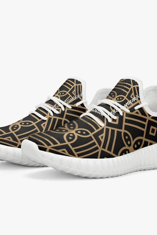 Golden Decoration Men Knit Mesh Sneakers - IVORYNN