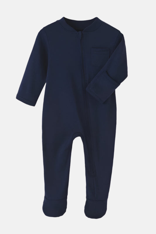 100% Cotton Newborn Baby Zipper Rompers