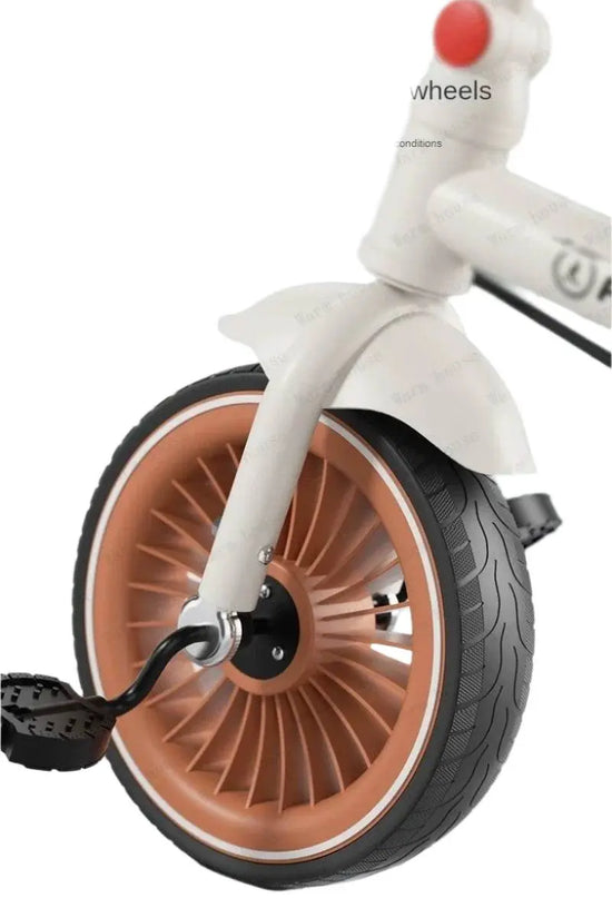 Hand-pushed three-wheeled Lightweight baby stroller - IVORYNN