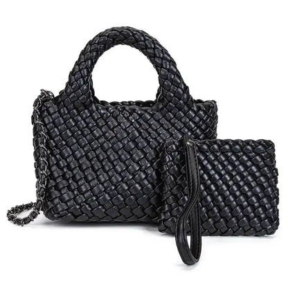 Handmade Waterproof Woven Crossbody Bag - IVORYNN