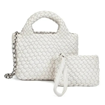 Handmade Waterproof Woven Crossbody Bag - IVORYNN