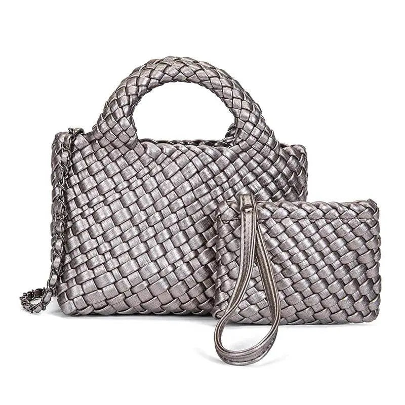 Handmade Waterproof Woven Crossbody Bag - IVORYNN
